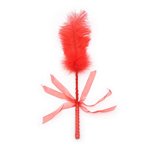 LBBD RrAL - Palo de plumas para parejas suave y cómoda ligereza (color: rojo)