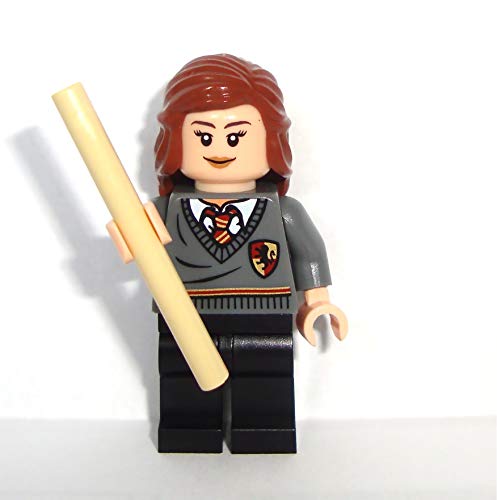 LEGO Harry Potter: Hermione Granger Minifigura Con Bronceado Varita Mágica