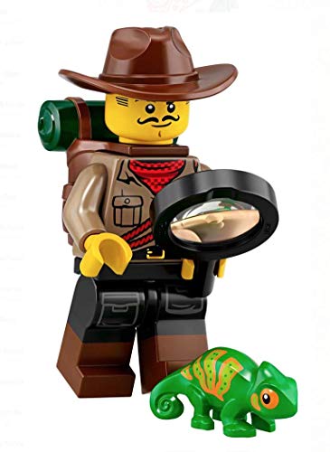 LEGO Minifigures Series 19 Jungle Explorer Minifigure with Chameleon 71025