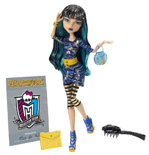Mattel Monster High Y8500 - Muñeca de Cleo de Nile con anuario