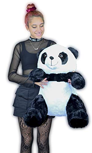 ML Oso Panda de Peluche tamaño Gigante 60cm Osos con Felpa Suave y Piel abundante y Sedosa (tamaño Gigante) 60cm Regalo para el Dia de los Enamorados