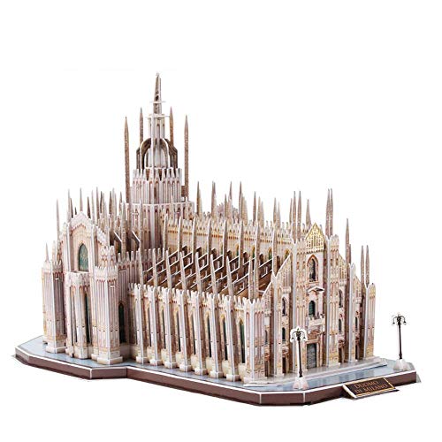 Modelo de una Ciudad en 3D, una Gran ampliación del Modelo de Duomo de Milán 251 No se Requiere Pegamento Decoración Interior observable para la colección de Edificios de oficinas