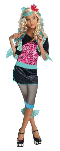 Monster High - Disfraz de Lagoona Blue para niña, infantil 8-10 años (Rubie's 884789-L)