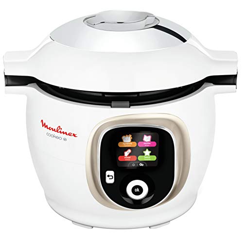 Moulinex Cookeo CE851A - Robot de Cocina, cocina alta Presión, 6 Modos Cocción, programable, 150 recetas programadas y Bol Extraíble Antiadherente con Capacidad hasta 6 raciones y fácil interfaz