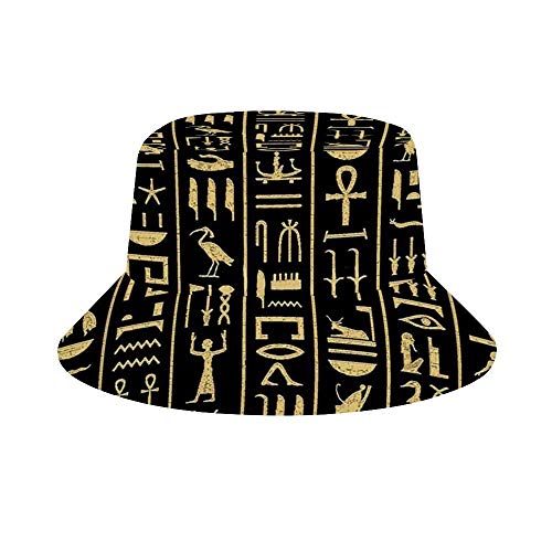 NA - Sombrero plegable para acampar al aire libre, pesca, safari, boonie, símbolo antiguo, Hombre, Símbolo antiguo, Talla única