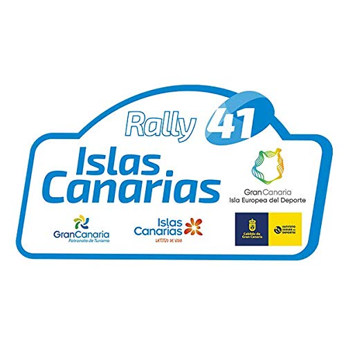 Pegatina Placa Rallye Islas CANARIAS 2017 PR84