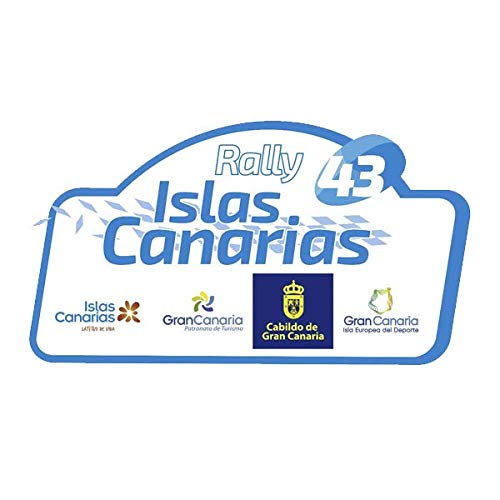 Pegatina Placa Rallye Islas CANARIAS 2019 PR306
