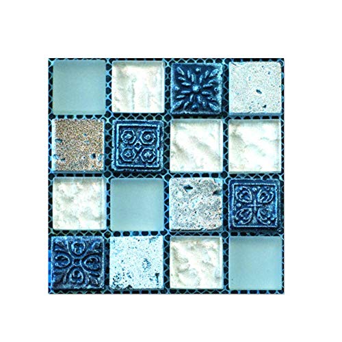 Pegatinas de Pared 10x10cm 20 pc Piso de Azulejo Auto-Adhesivo Etiqueta de la Pared Pegatina de Bricolaje Cocina Decoración de Baño Holatee
