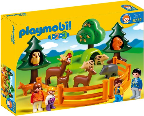 Playmobil 626619 - 1.2.3 Parque De Animales
