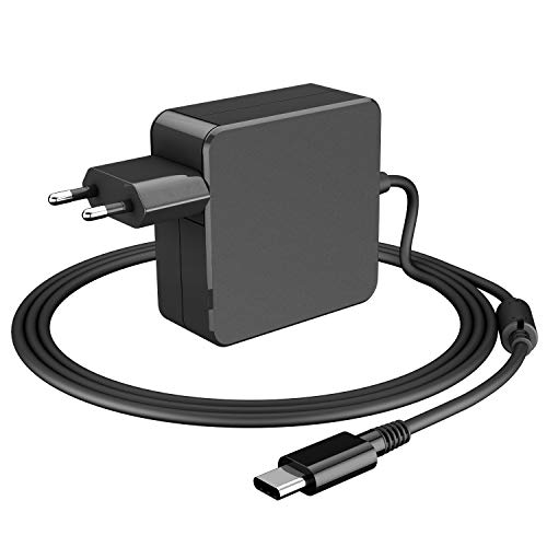 Ponkor 65W USB Type C Adaptador Cargador Rápido para Apple MacBook Pro, Lenovo, ASUS, Acer, DELL, Xiaomi, Huawei Matebook, HP, Thinkpad Alimentación