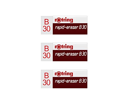 Rotring: Lote de 3 mini gomas "Rapid-Eraser" B30