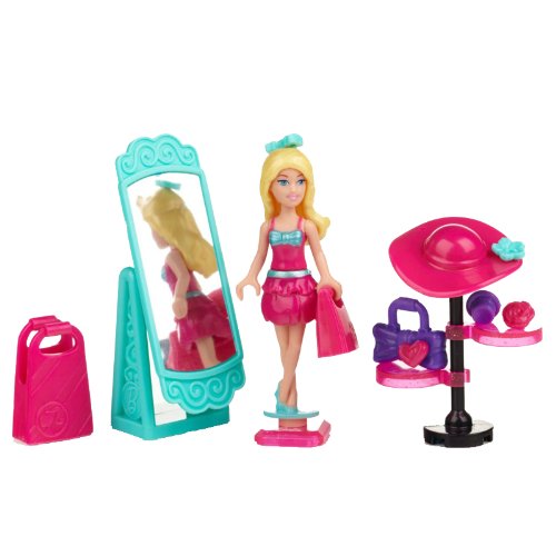 Sambros CLR-262 Toy Mega Blocks Barbie Build n Style Juego