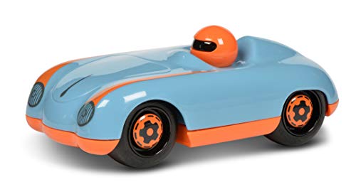 Schuco Roadster Blue-Paul my1stSchuco-Coche de Juguete para niños 1 año, Coche de Carreras a Partir de 12 Meses, Color Azul/Naranja (450987700)