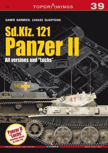 Sd.Kfz. 121 Panzer II. All Versions "Luchs": 7039 (Top Drawings)