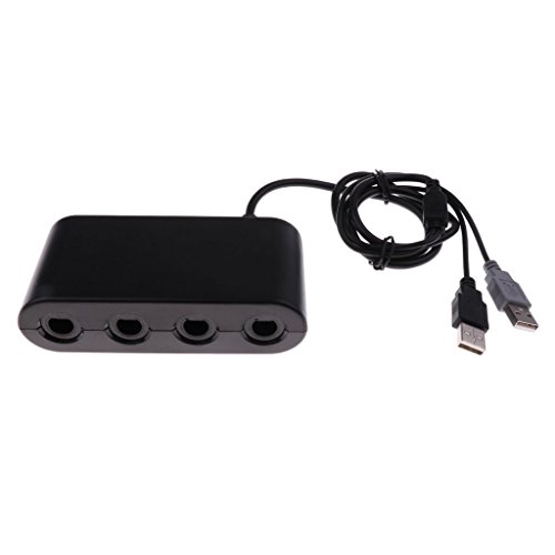 SM SunniMix CONVERTIDOR Adaptador Gamecube NGC Controller para Nintendo Wii U Y PC USB