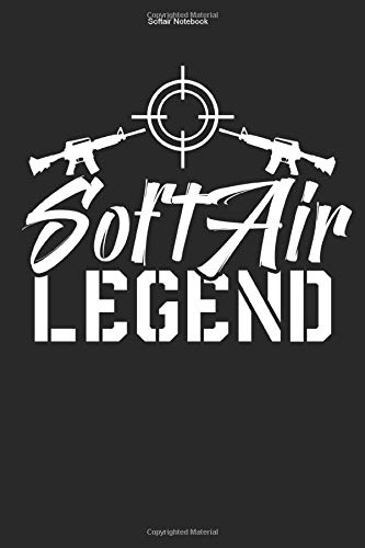 Softair Notebook: 100 Pages | Graph Paper Grid Interior | Game Soft Air Sport Squad Team Match Gift Player
