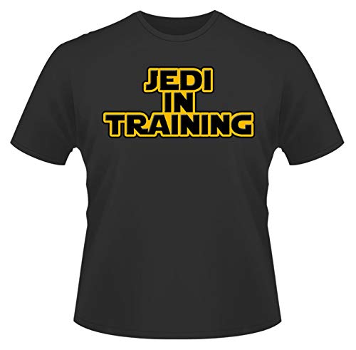 Star Wars Jedi In Training T-Shirt Boys Girls Kids Ideal Gift Short Sleeve Cotton tee