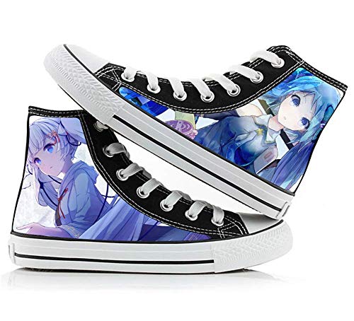 Telacos Vocaloid Hatsune Miku - Zapatos de lona para cosplay, (color 9), 39.5 EU