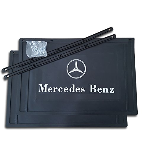 Trupa 2 guardabarros de 400 x 300 / manoplas / protección contra salpicaduras para remolques de camiones Mercedes