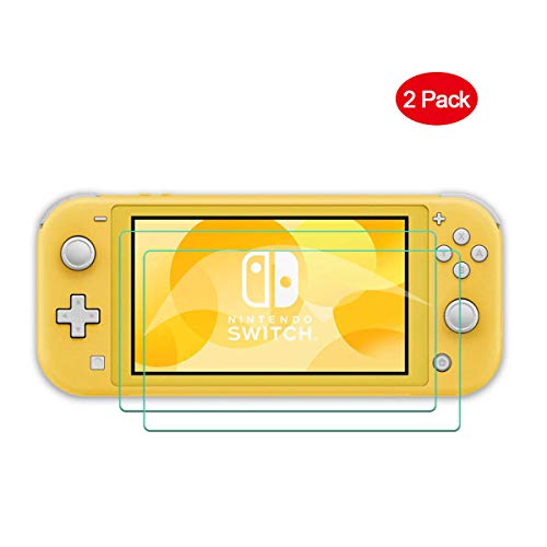TUTUO Protector Pantalla para Nintendo Switch Lite de Cristal, Cristal Templado Pantalla [9H Dureza, Sin Burbujas, HD, a Prueba de Rotura] para Nintendo Switch Lite (2 Piezas)