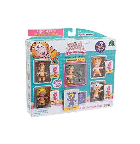 Twozies - Pack siempre uni-dos con 6 babies y 6 mascotas (Giochi Preziosi TW001000) , color/modelo surtido