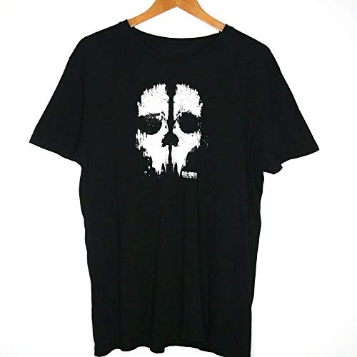 UP Call of Duty Ghosts Mens T-Shirt Size XL Black Gaming Shooter 100% Cotton 2013