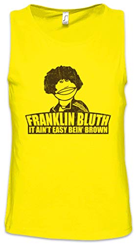 Urban Backwoods Franklin Bluth Men Uomo Canotta Tank Top Vest Amarillo Talla L