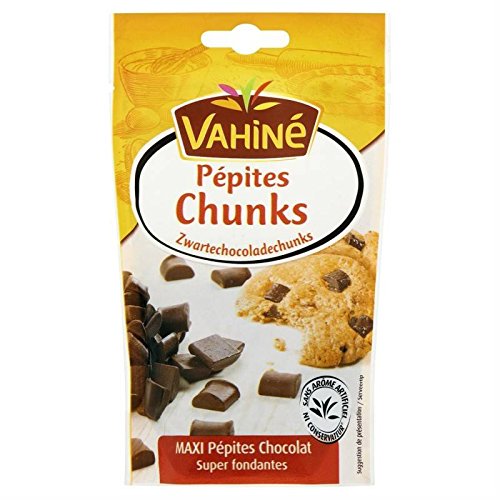 Vahiné - Chips De Chocolate Chips Negro 100G - Pépites Chunks Chocolat Noir 100G - Precio Por Unidad - Entrega Rápida