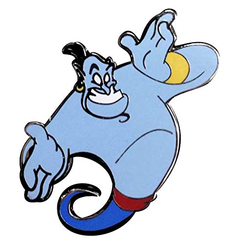 wangk Aladdin Genie Brooch Pins jinni Azul de la lámpara de Aceite mágico, Haciendo Tres Deseos y Luego se harán Realidad