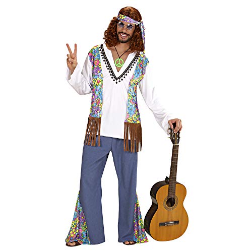 WIDMANN Widman - Disfraz de Hippie años 60s para Hombre, Talla XL (5603X)