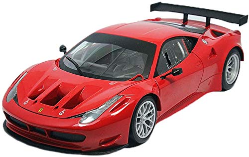 YaPin Model Car Modelo de Coche 1:18 Ferrari 458 GT2 de aleación Modelo de Coche de Deportes de la decoración de la colección del Regalo del Coche (Color : Red, Size : 27 * 11 * 7cm)
