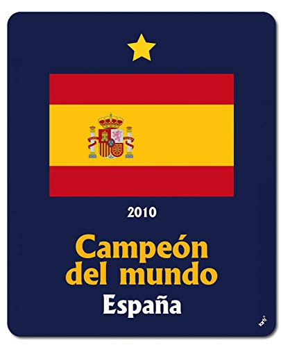 1art1 Fútbol - España Campeon del Mundo 2010 Alfombrilla para Ratón (23 x 19cm)