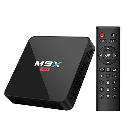 Android TV Box【2G+16G】 M9X MAX TV Box BT 4.0 TV Box Wi-FI 2.4G+5G 802.11 b/g/n 10/100M Android Smart Box Quad-Core 64bit Cortex-A53