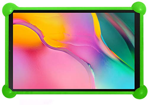 antber Funda Tablet 10.1 Universal Silicona Valida para Todas Las Tablets de 10.1" Compatible con Tablet Samsung Tab a 10.1 2019 Huawei mediapad t5 (Verde)