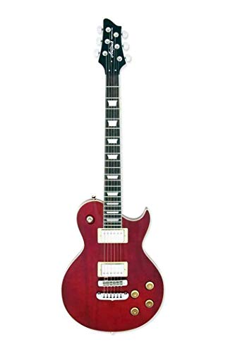 Aria PE350R - Guitarra Les Paul, color rojo