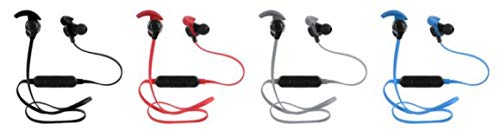 BeMIX Auriculares Deportivos inalámbricos Bluetooth Rojo, Negro, Gris y Azul