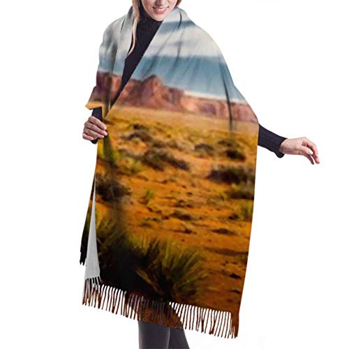 Bufanda de mantón Mujer Chales para, Bufanda de invierno unisex con sensación de cachemira clásica, Canyon Land Utah, bufandas largas y cálidas, estola