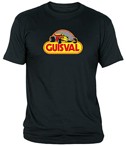 Camisetas EGB Camiseta Adulto/niño Guisval ochenteras 80´s Retro (Negro, 9-11 años)