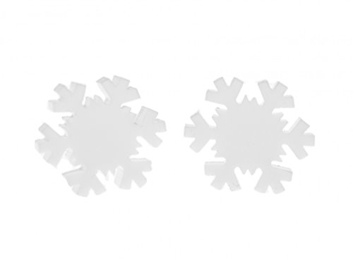 Copo de nieve pendientes Miniblings pendientes del cristal de hielo del invierno