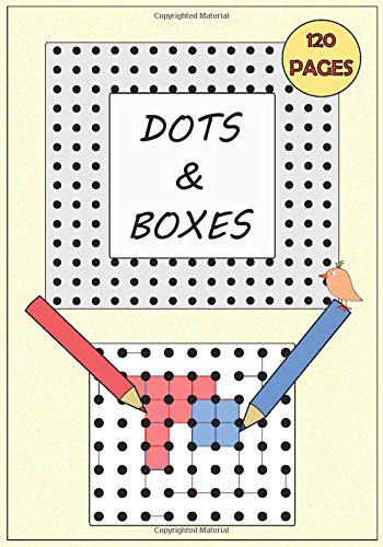 Dots and Boxes: Classic Game | Small and Large Playing Boards | Over 100 Pages of Fun