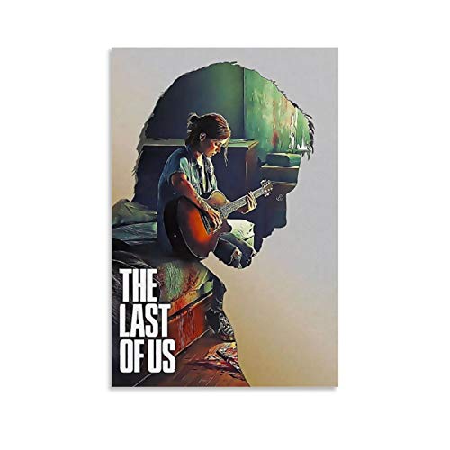 DSGFR Póster decorativo de The Last of Us 1 para juegos de 1 póster de pintura para pared, para sala de estar, dormitorio, 40 x 60 cm