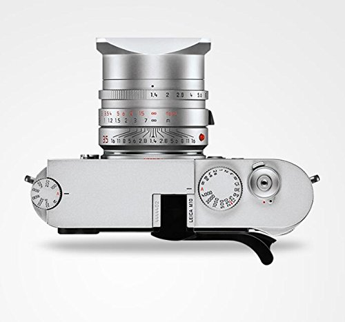 EWOOP M10b-G Thumbs Up Grip Thumbrest Diseñado para Leica M10 mejor equilibrio y comodidad de agarre, agarre de mano de metal negro para cámara, operación con una sola mano, fácil acceso al botón