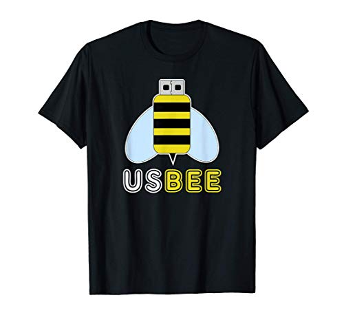 Funny Honey Bee Pun USB Flash Drive Joke For Men Women Kids Camiseta
