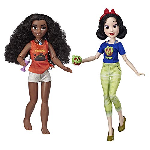 Hasbro Disney Prinzessinnen- Disney Princesas Comfy Squad Moana y Snow White Muñecas para Ver el Caos en la Red con Ropa y Accesorios, Color (E7420ES0)