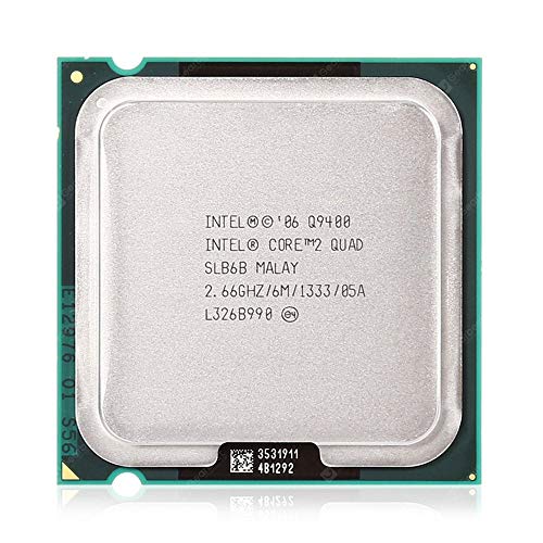 Intel Core 2 Quad Processor Q9400 2.66GHz 6MB L2 Caja - Procesador (Intel® Core™2 Quad, 2,66 GHz, LGA 775 (Socket T), 45 NM, Q9400, 64 bits)