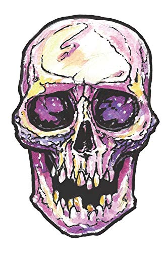 Journal: Watercolor Skull Notebook | 6 x 9 In, 120 Pages (Watercolor Spirit Animals)