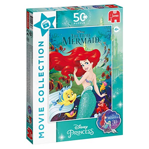 Jumbo Disney Princess Ariel Cinema Collection Puzzle - Rompecabezas (Puzzle Rompecabezas, Dibujos, Preescolar, Niño/niña, 3 año(s), Interior)