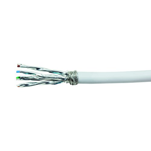 LogiLink Professional Bulk CPV0041 - Cable de red S/FTP Cat.7 cobre (Cu) PrimeLine LSZH blanco, 100 m, 100 m