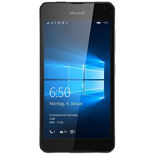 Microsoft Lumia 650 - Smartphone Libre Windows (4G, Pantalla 5", Quad-Core, 16 GB, 1 GB RAM, cámara 8 MP), Color Negro