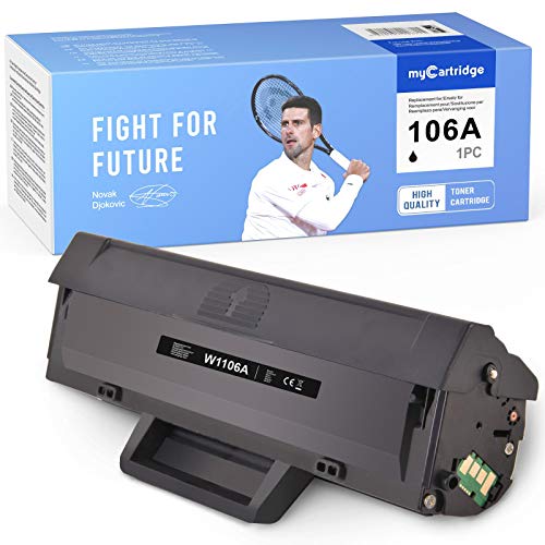 MyCartridge Tóner compatible con HP W1106A 106A [con chip] para HP Laser MFP 135a 135w 135r 137fnw HP Laser 107a 107w 107r (negro)